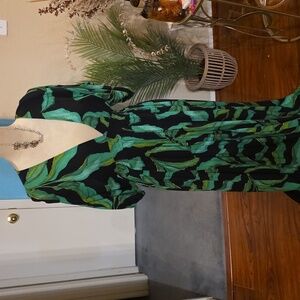 Forever 21 Beautiful Green Patterned Women's Dress